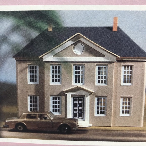 Vintage Country Mansion Model Building Master Plan Model Buildings Wren Style - Picture 5 of 11